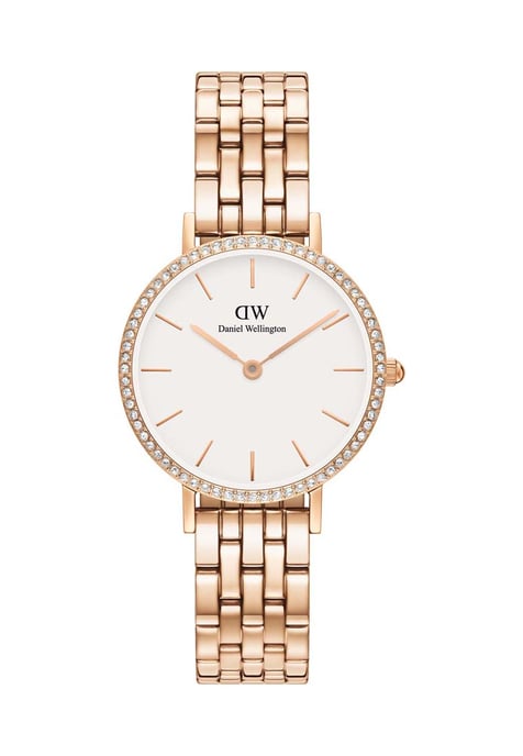 Daniel Wellington DW00100666 Ladies Petite Lumine Rose Gold 28mm Watch - Image 1