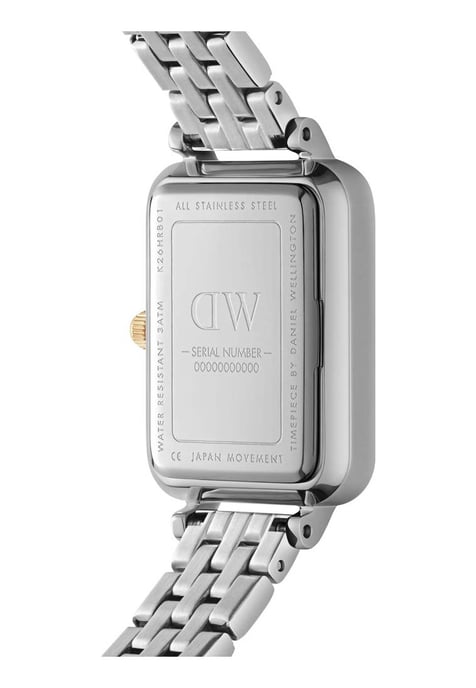 Daniel Wellington DW00100625 Ladies Quadro Link Silver 20mm Watch - Image 3