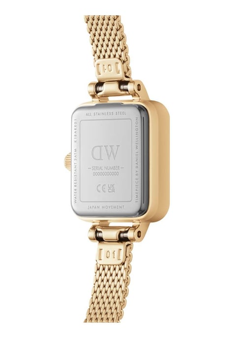 Daniel Wellington DW00100730 Ladies Quadro Mini Lumine Gold 15mm Watch - Image 3