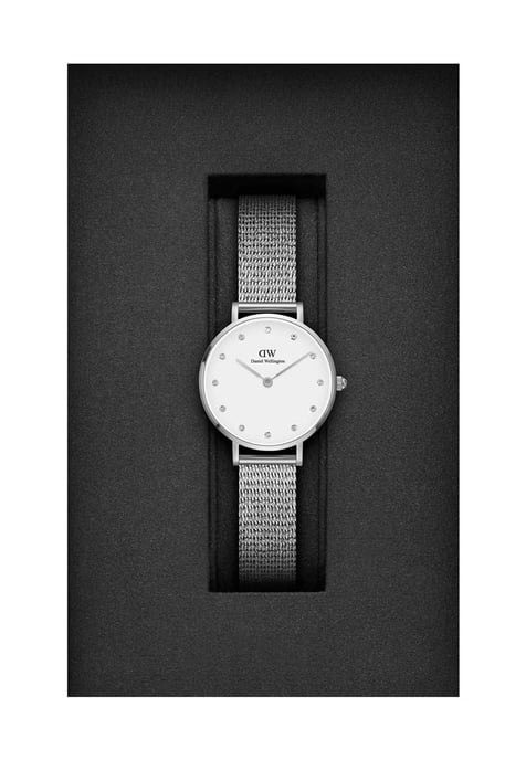 Daniel Wellington DW00100602 Ladies Petite Lumine Silver 28mm Watch - Image 2