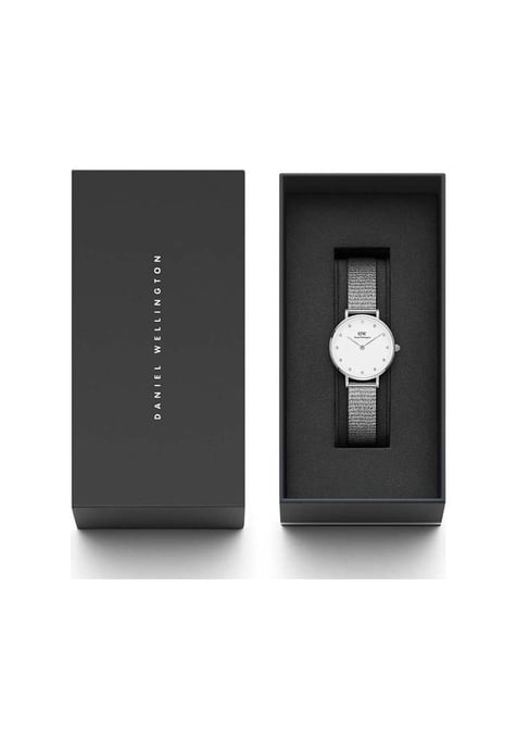 Daniel Wellington DW00100602 Ladies Petite Lumine Silver 28mm Watch - Image 3
