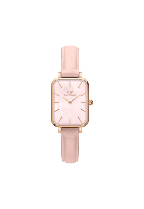 Daniel Wellington DW00100508 Ladies Quadro Rouge Rose Gold 20mm Watch - Image 1