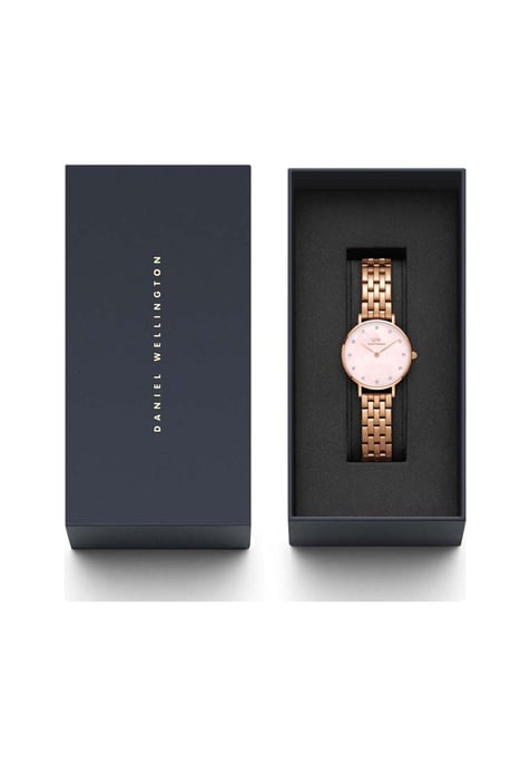 Daniel Wellington DW00100617 Ladies Petite Link Rose Gold 28mm Watch - Image 3