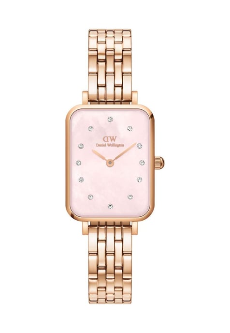 Daniel Wellington DW00100621 Ladies Quadro Link Rose Gold 20mm Watch - Image 1