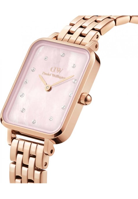 Daniel Wellington DW00100621 Ladies Quadro Link Rose Gold 20mm Watch - Image 2