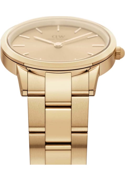 Daniel Wellington DW00100403 Ladies Iconic Link Unitone Gold 28mm Watch - Image 3