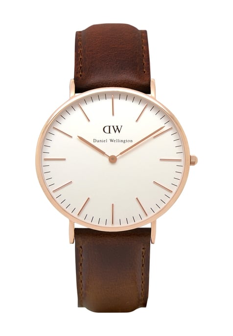 Daniel Wellington DW00100009 Mens Classic 40mm Bristol Rose Gold Watch - Image 1
