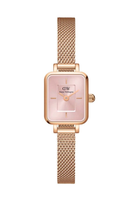 Daniel Wellington DW00100650 Ladies Quadro Micro Rose Gold 16mm Watch - Image 1