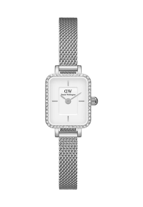 Daniel Wellington DW00100732 Ladies Quadro Mini Lumine Silver 15mm Watch - Image 1