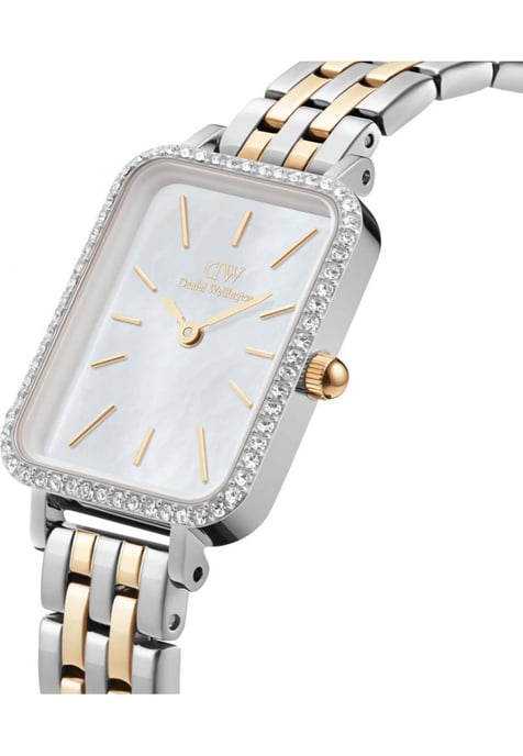 Daniel Wellington DW00100671 Ladies Quadro Lumine Silver 20mm Watch - Image 2