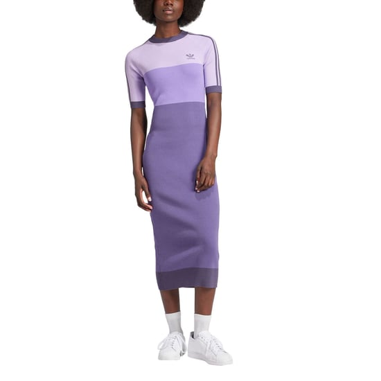 Women's adidas Originals Kseniaschnaider Knit Dress in Purple - Image 2