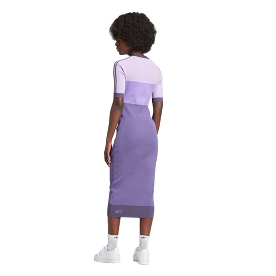 Women's adidas Originals Kseniaschnaider Knit Dress in Purple - Image 3