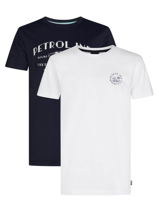 Petrol Industries - 2-pack Basic T-shirt Round Neck Riviera Boys - Diverse - Image 1