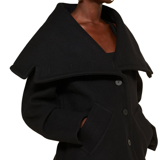 Jacquemus Le Caban Caruso Gedrapeerde kraagjas - Image 4
