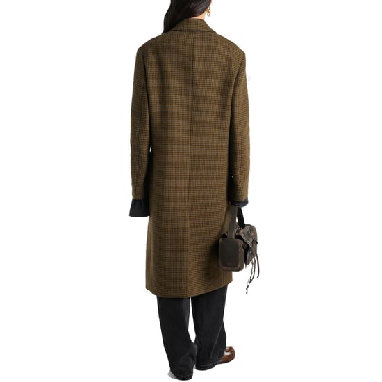 Acne Studios geruite jas van wolmix met dubbele rij knopen - Image 3