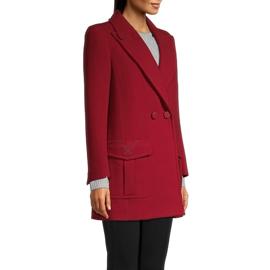 Fendi bontkraag wollen jas - Image 4