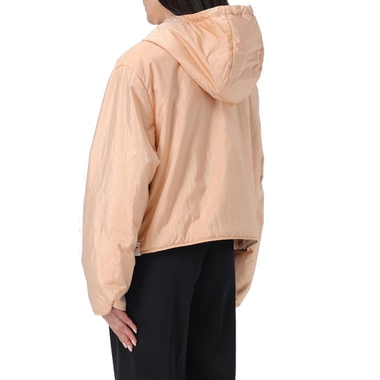 Jil Sander Blend Zijden Jas met Rits en Capuchon - Image 3