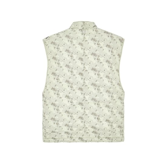 Stone Island geborsteld gilet met print - Image 3