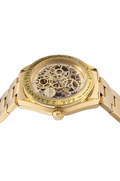 Invicta Objet D Art 49501 Heren Horloge - Automatisch Uurwerk - Roestvrij Staal met gouden Wijzerplaat - 47mm - Image 2