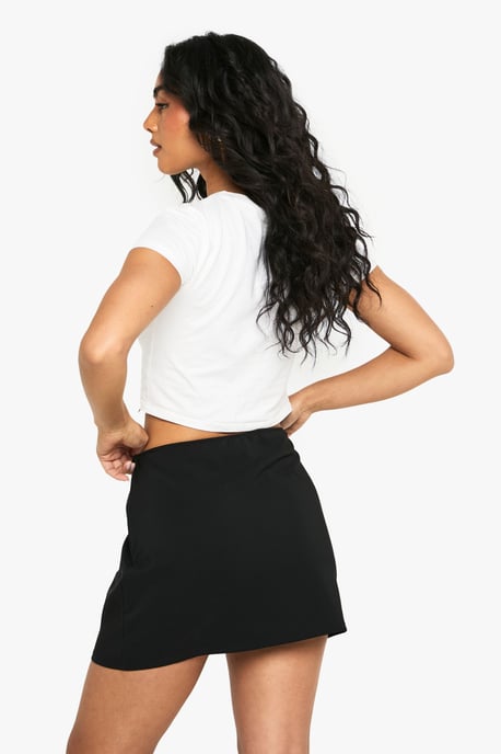 Woven Mini Skirt - Image 2