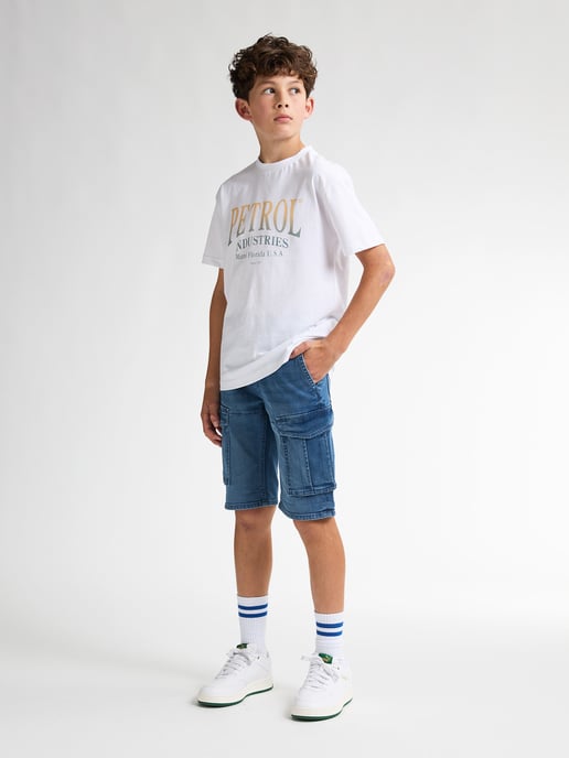 Petrol Industries - Jongens Torino Cargo Short Denim Aventura - Blauw - Image 5