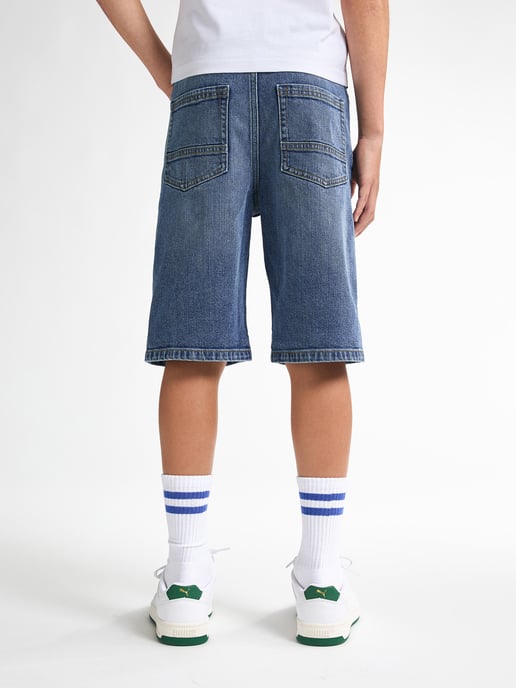 Petrol Industries - Jongens Lenox Loose Fit Denim Short Papaya - Blauw - Image 4