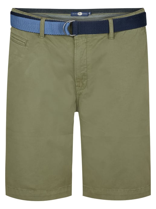 Petrol Industries - Heren Plus Size Chino Short met Riem Waveview - Groen - Image 2