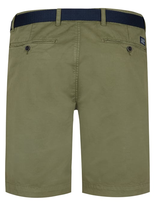 Petrol Industries - Heren Plus Size Chino Short met Riem Waveview - Groen - Image 3