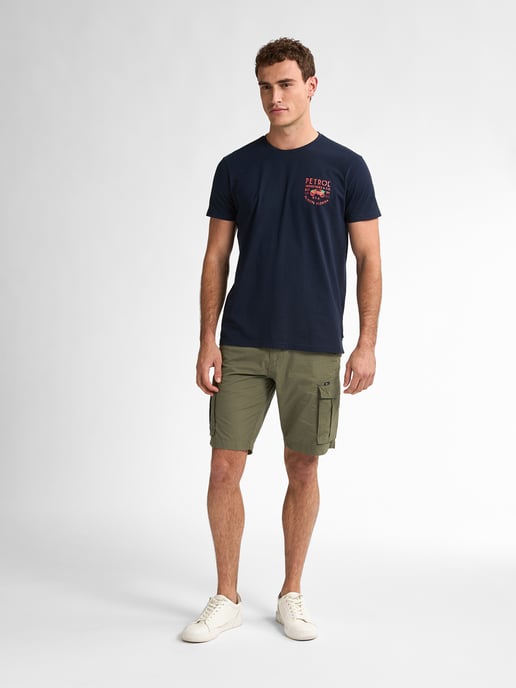 Petrol Industries - Heren Cargo Short met Riem Azure - Groen - Image 5
