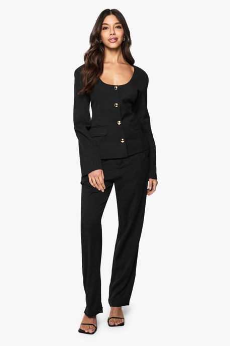 Cigarette Leg Tailored Trousers - Image 1
