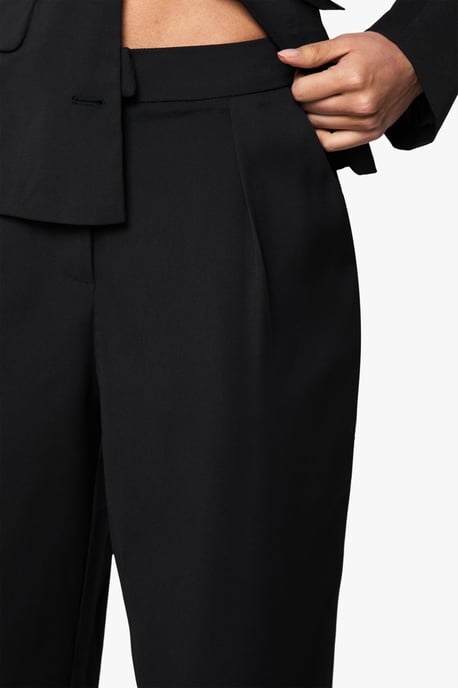 Cigarette Leg Tailored Trousers - Image 4