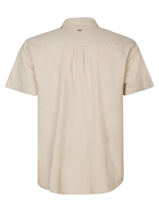 Petrol Industries - Heren Plus size effen linnen overhemd Mahiway - Bruin - Image 2