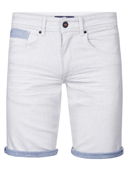 Petrol Industries - Heren Denim Short Clearwaterstone - Wit - Image 1