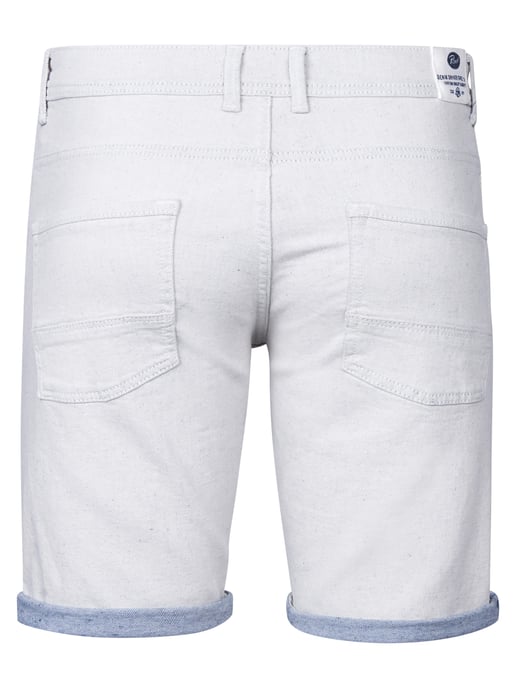 Petrol Industries - Heren Denim Short Clearwaterstone - Wit - Image 2