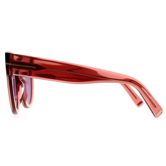 Tom Ford Cat Eye Womens Shiny Pink Pink Mirror Violet Gradient Lucilla FT1063 - Image 3