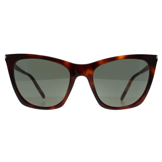Saint Laurent Cat Eye Womens Havana Grey SL 214 Kate Thin - Image 1