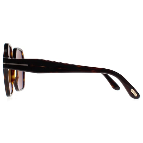 Tom Ford Square Womens Dark Havana  Brown Romy FT1032 - Image 3