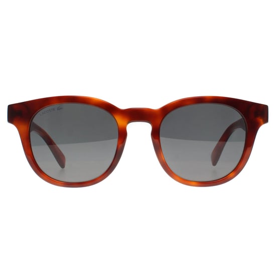 Lacoste Round Mens Blonde Havana Smoke Grey L6006S - Image 1