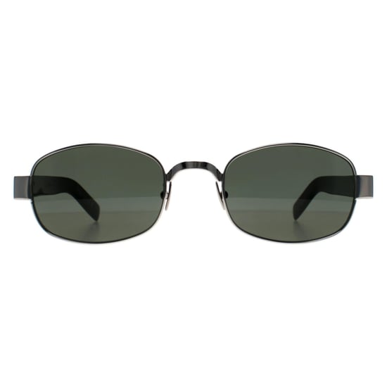 Saint Laurent Oval Unisex Gold Black Brown SL 706 - Image 1
