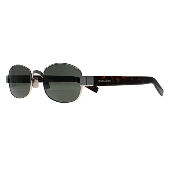 Saint Laurent Oval Unisex Gold Black Brown SL 706 - Image 2