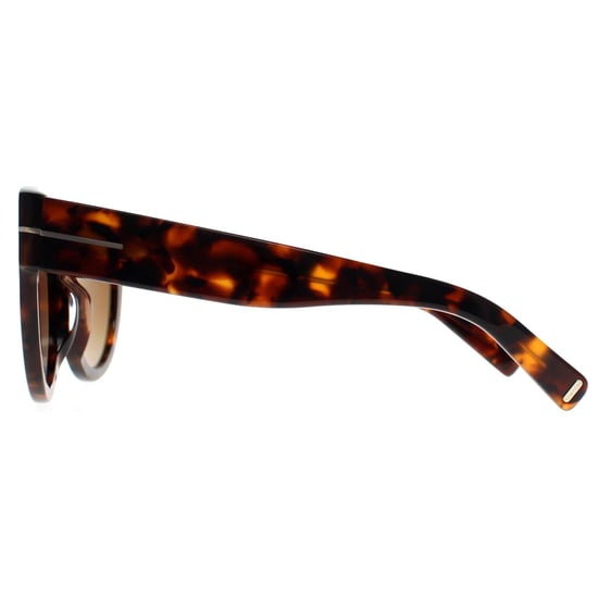 Tom Ford Cat Eye Womens Dark Havana Gradient Bordeaux Lucilla FT1063 - Image 3