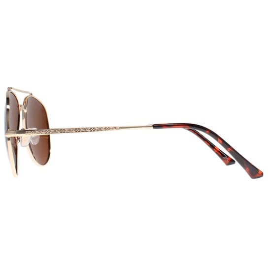 Montana Aviator Unisex Shiny Gold Brown Polarized MP185 - Image 3