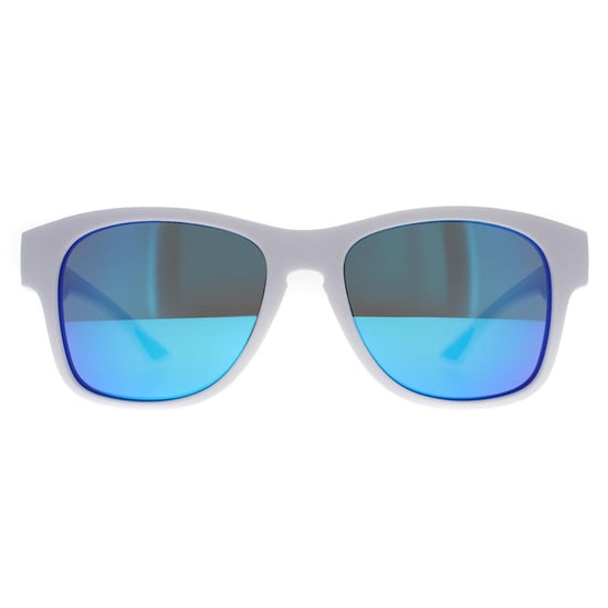 Smith Rectangle Unisex Matte White Blue Mirror Holiday - Image 1