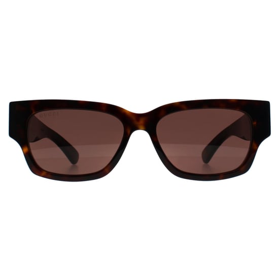 Gucci Rectangle Unisex Havana Brown GG1794S - Image 1