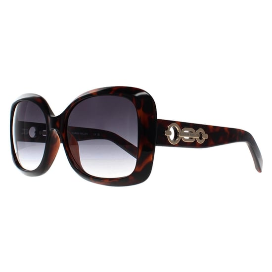 Karen Millen Butterfly Womens Dark Tortoise Gradient Dark Grey KM5053 - Image 2