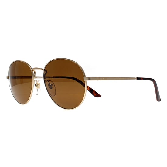 Smith Round Unisex Matte Gold Brown Polarized Prep - Image 2