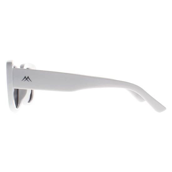 Montana Rectangle Womens White Smoke Grey Polarized MP56 - Image 3