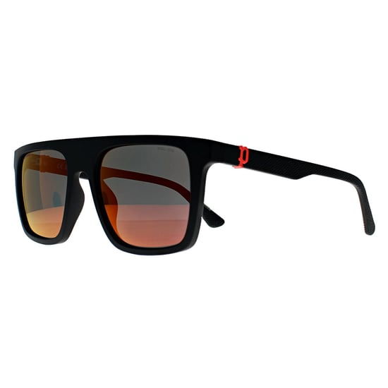 Police Square Mens Matte Black Red Mirror SPLF61 Beyond Lite 2 - Image 2