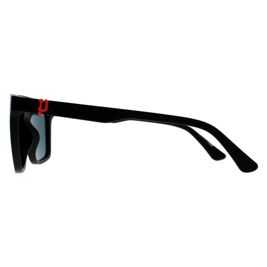 Police Square Mens Matte Black Red Mirror SPLF61 Beyond Lite 2 - Image 3