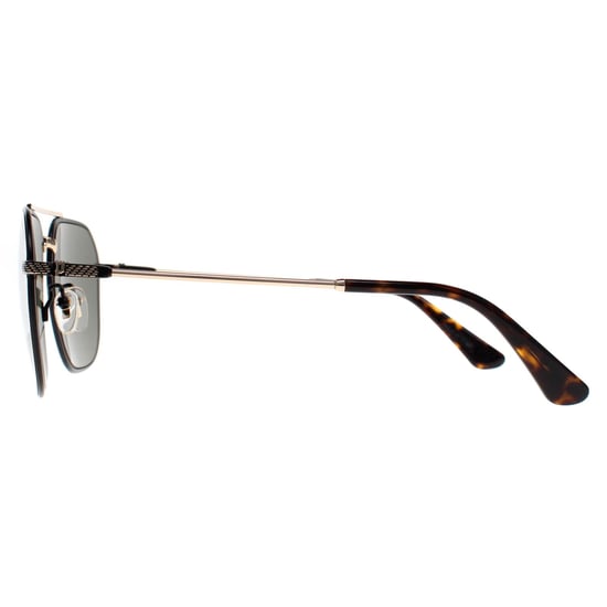 Police Aviator Mens Shiny Rose Gold Green SPLF64 Octane 1 - Image 3